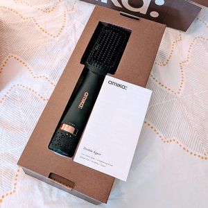 amika Double Agent Thermal Brush + Product Samples NWT